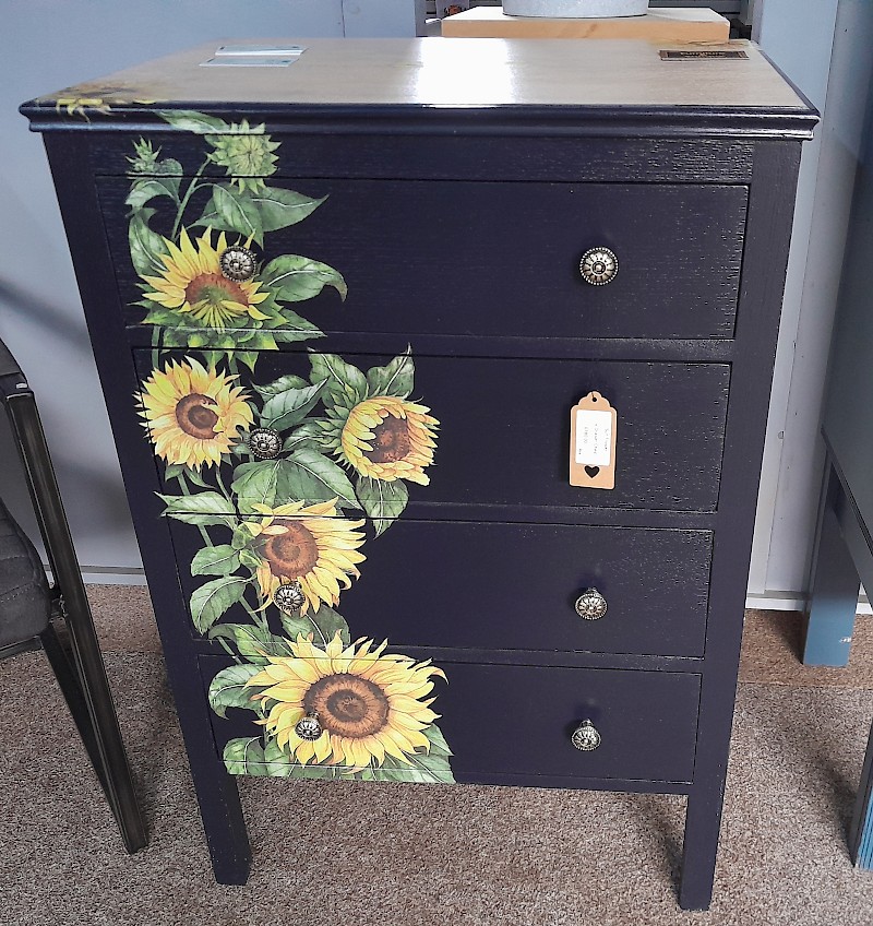 Sunflower chest