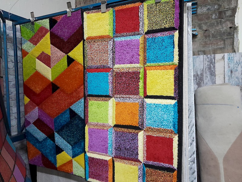 Colourful rugs