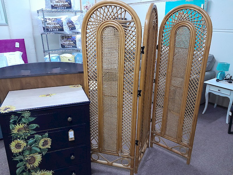 Cane room divider